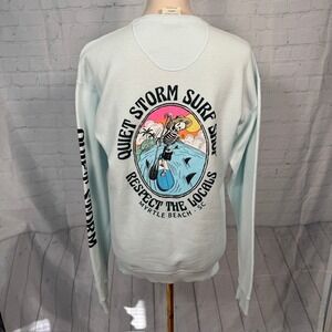 Quiet Storm Surf Shop Skeleton Graphic‎ Sweatshirt Myrtle Beach Women's S